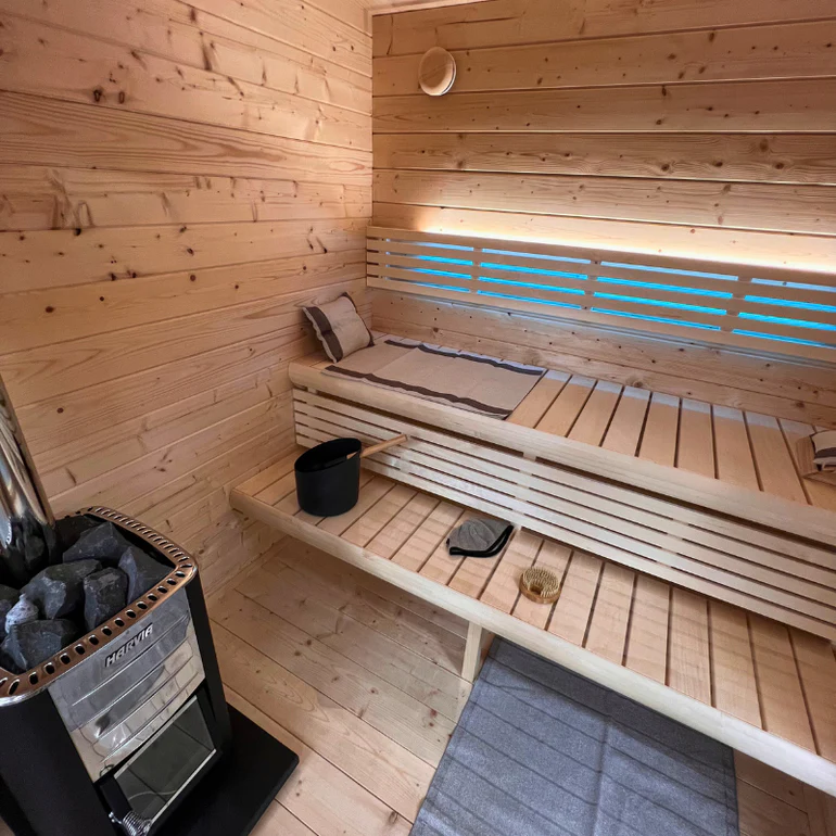 SaunaLife G4 with Harvia M3 Stove